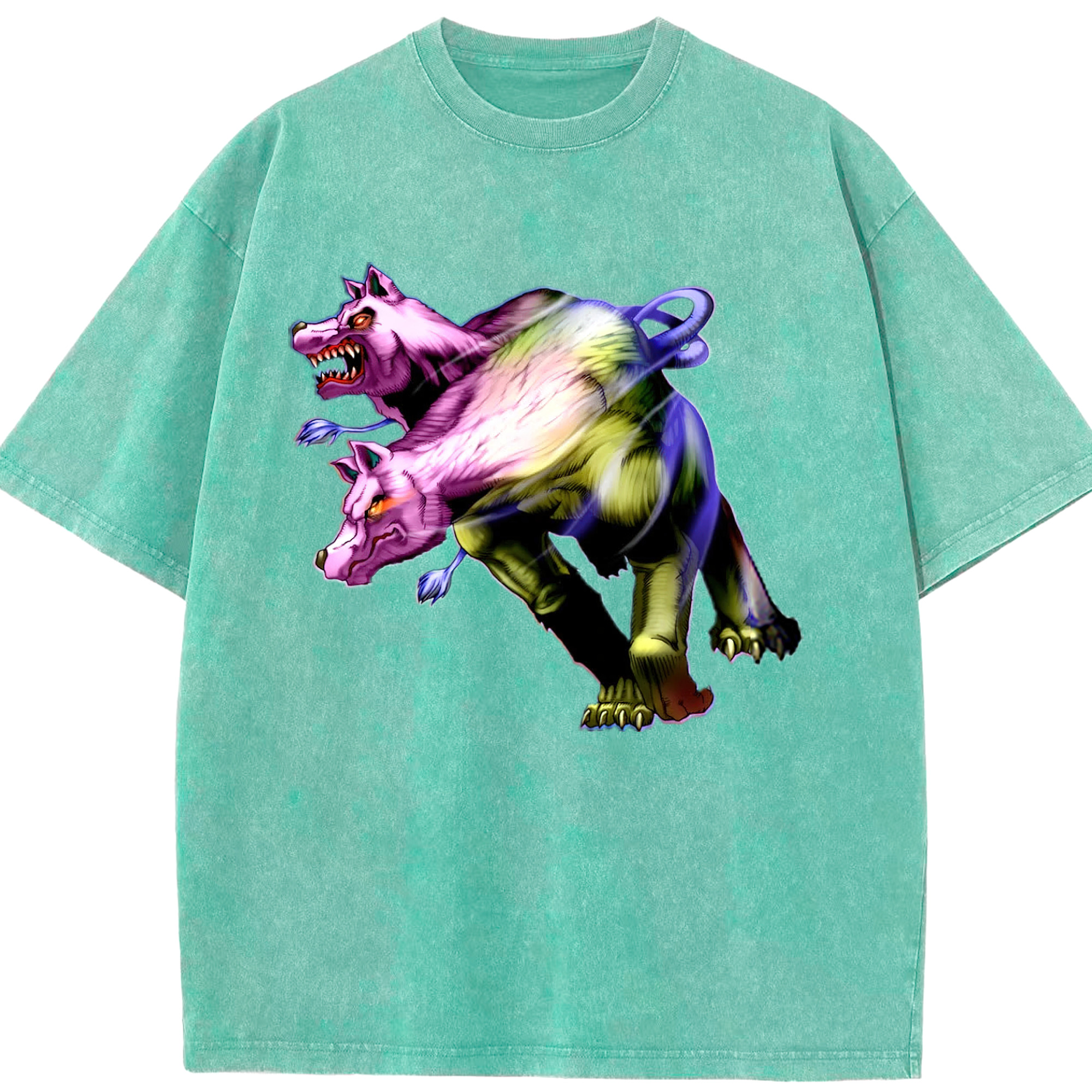 （画像用） 遊☆戯☆王 Yu-Gi-Oh! 綿100% ヴィンテージ風 半袖Tシャツ（フロントプリント）